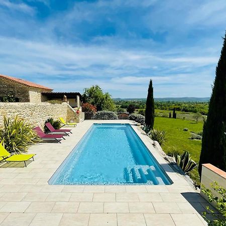 Les Volets Rouges Bed & Breakfast Saint-Sauveur-de-Cruzieres Exterior photo
